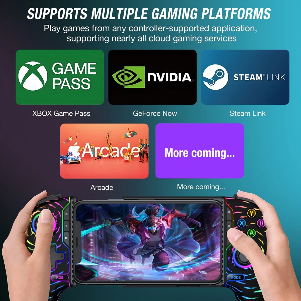 Handy Controller für iPhone/Android,Smartphone Mobile Gaming Controller für iOS - Bild 3 von 4