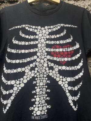 The White Stripes Band Cotton T Shirt Full Size S-5XL