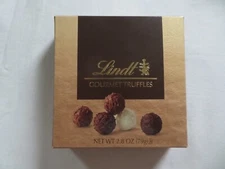 (1) Box Of Lindt Gourmet Truffles In Gift Box 2.8 Oz !