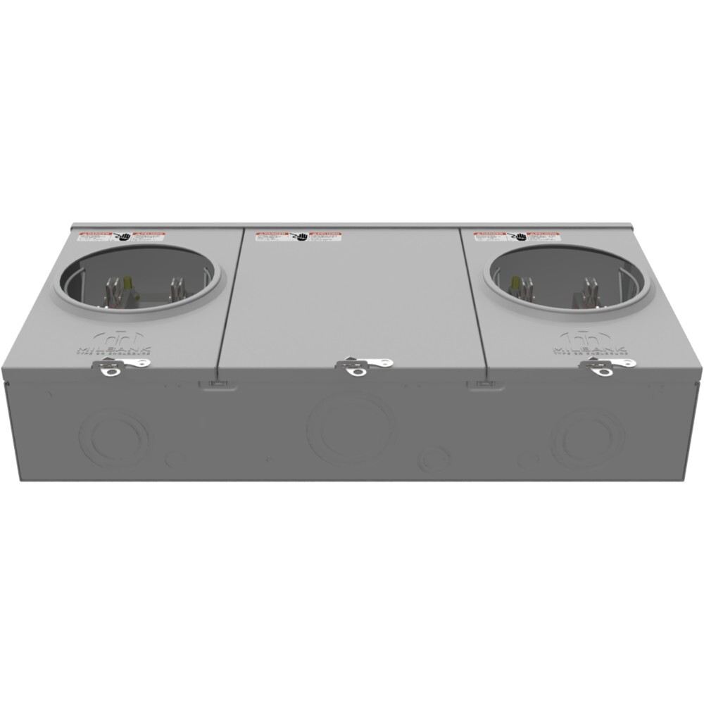 MILBANK U1252-X 200A DUAL METER CAN SOCKET OVERHEAD/UNDERGROUND BRAND NEW!!!!