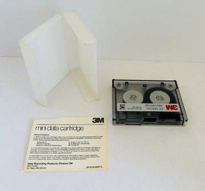 3M IMATION MINI DATA CARTRIDGE ~ 185FT  ~ 12500FTPI ~ New Old Stock