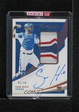 2021 Panini Immaculate Rookie Jersey Number 41/74 Sam Huff #114 Patch Auto 0l8y