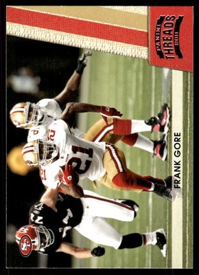 Frank Gore 2011 Panini Threads #125 49ers NFL READ FREE SHIPPING AutographDen