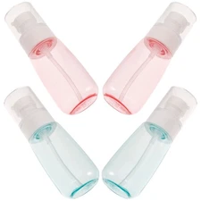 4 Pcs Shampoo Container Refillable Lotion Bottle Travel Containers