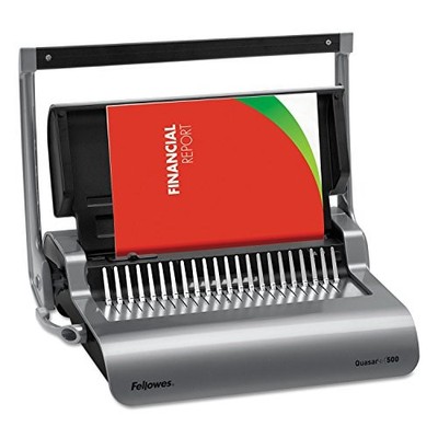 FELLOWES BINDING MACHINE QUASAR+ COMB BINDING (5227201) - GRAY