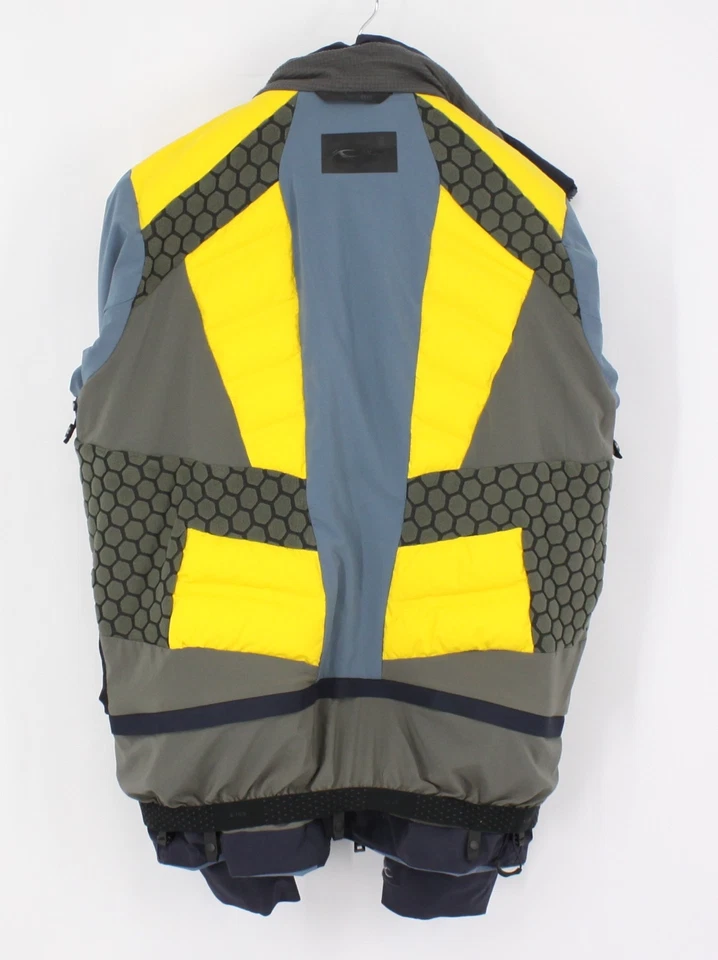 KJUS LASSE 2-IN-1 INTERACTIVE SKI JACKET MENS SPACE / STEEL BLUE RRP £1399 AD - Image 3 of 4