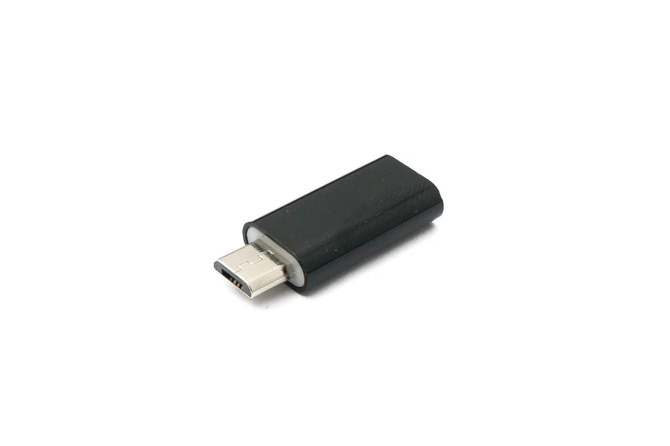 SYSTEM-S USB 3.1 Adapter Typ C Buchse zu 2.0 Micro B Stecker in Schwarz - Bild 3 von 4