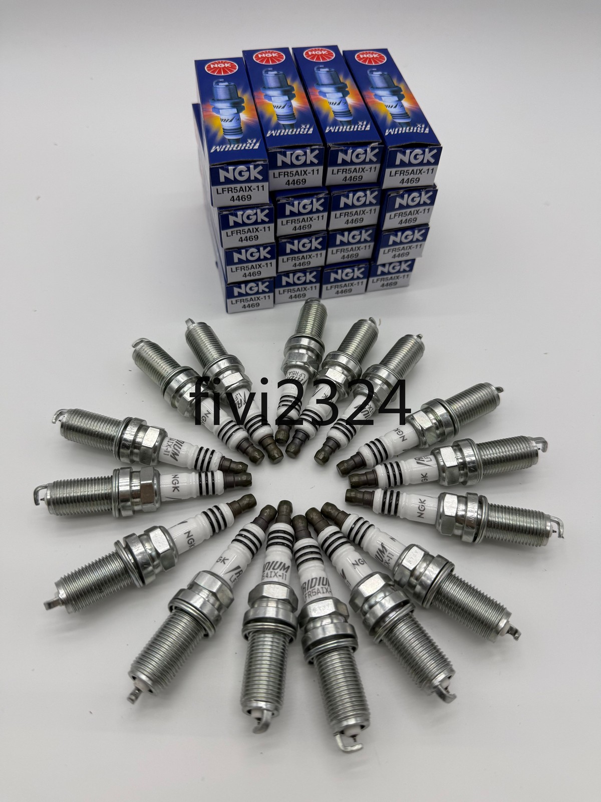 NGK LFR5AIX-11 #4469 Set of 16 Iridium Spark Plugs 2009 5.7L 6.4L Hemi Dodge