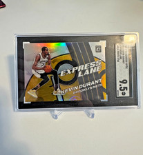 2021-22 Donruss Optic Kevin Durant Express Lane Gold Prizm /10 #25 SGC 9.5