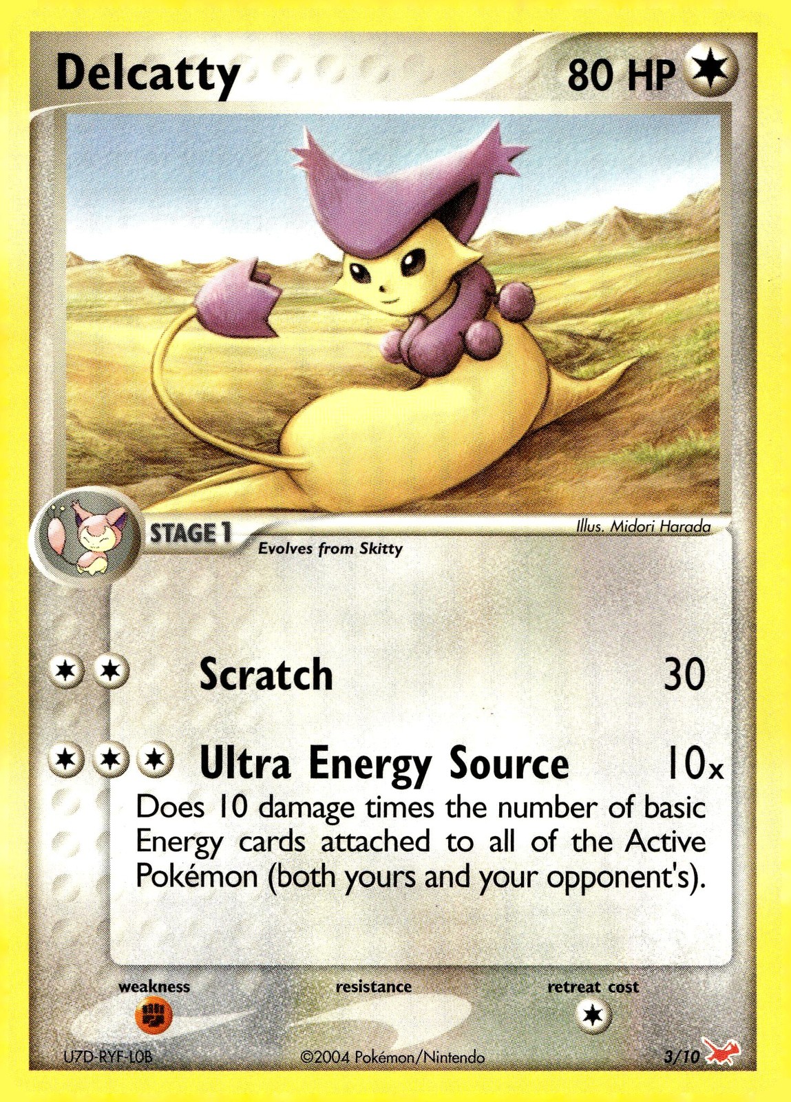 Delcatty #3/10 EX Trainer Kit 1: Latias & Latios NM - Pokemon Card
