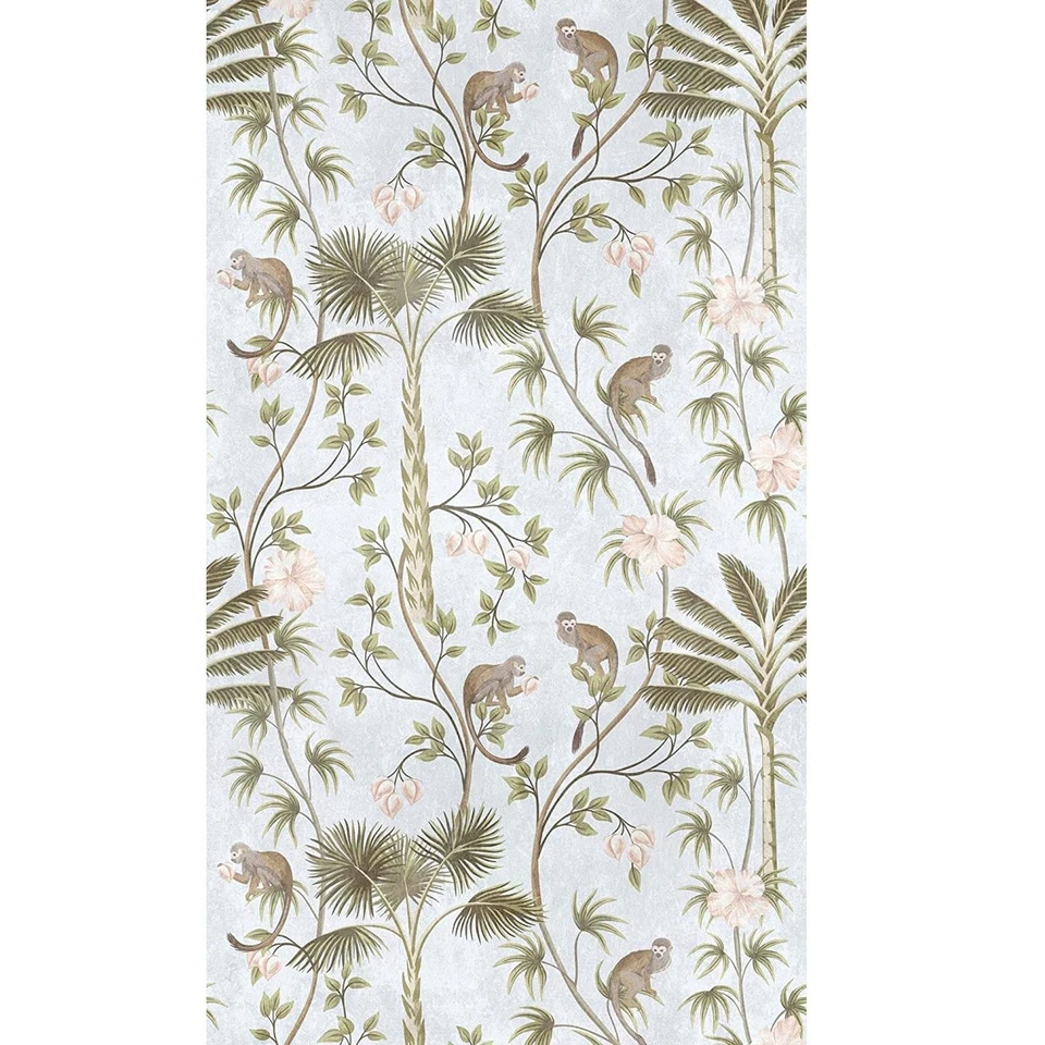 Papel pintado de palmera de animales de la selva AS Creation 159 x 280 cm Foto 3 de 3
