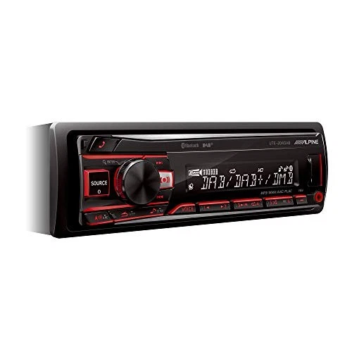 Alpine UTE-204DAB, Autoradio con Bluetooth, Nero - NUOVO  - Immagine 3 di 4