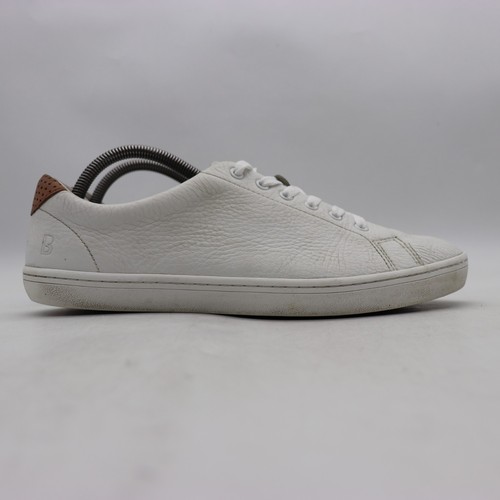 Birchbury Bramfords Men's 10 Women's 11.5 White Leather Barefoot Sneakers