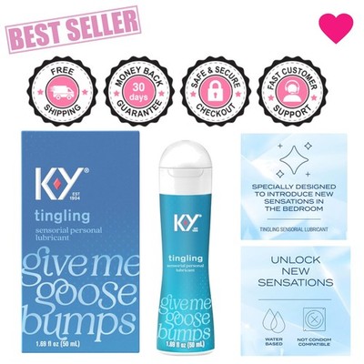 Explore New Sensations with 1.69 fl oz Tingling Water Lube - Couples Delight