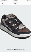 NWT Adidas Men Sz 11 Forum2000 JS3160 Shoes Off White / Dark Brown / Core Black
