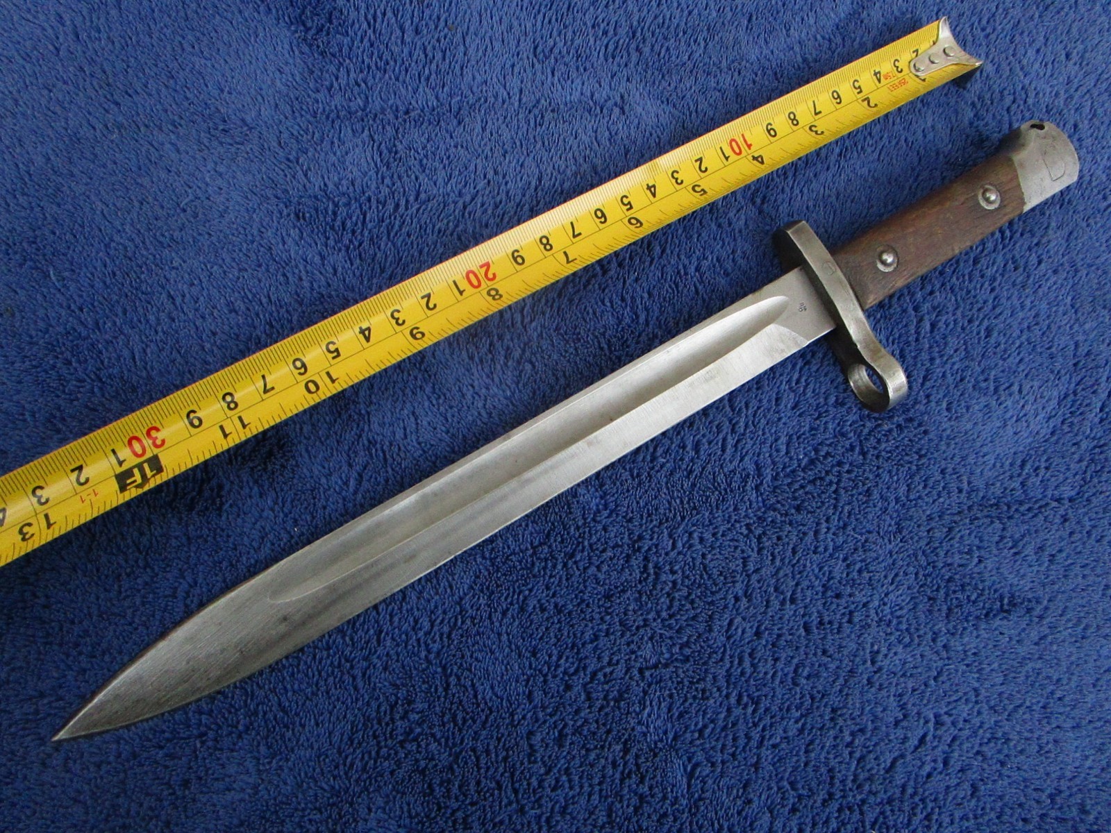 ORIGINAL ANTIQUE M1895 AUSTRIA MANNLICHER BAYONET AND SCABBARD MAKER OEWG STEYR