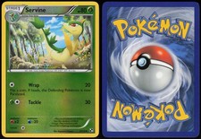 Servine 3/114 Black & White Reverse Holo Uncommon Near Mint Himeno