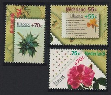 Netherlands Roses Narcissus Flowers 3v 1988 MNH SG#1525-1527 MI#1336-1338