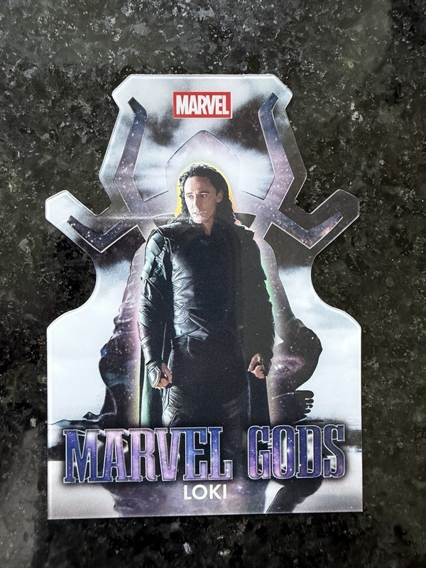 2025 Topps Chrome Marvel Studios LOKI Marvel Gods #MG-16 Die-Cut Case Hit