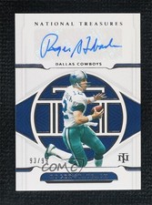 2021 Panini National Treasures Signatures 93/99 Roger Staubach Auto HOF 0c3