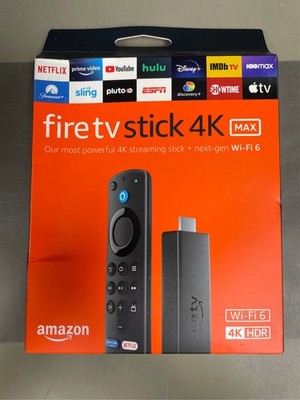 Fire TV Stick 4K Max Streaming Media Player with Alexa Voice Remote (includes  1