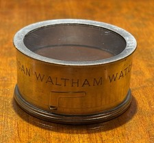 Antique 1894 American Waltham Watch Co Movement Shipping Case Holder Box -clean!