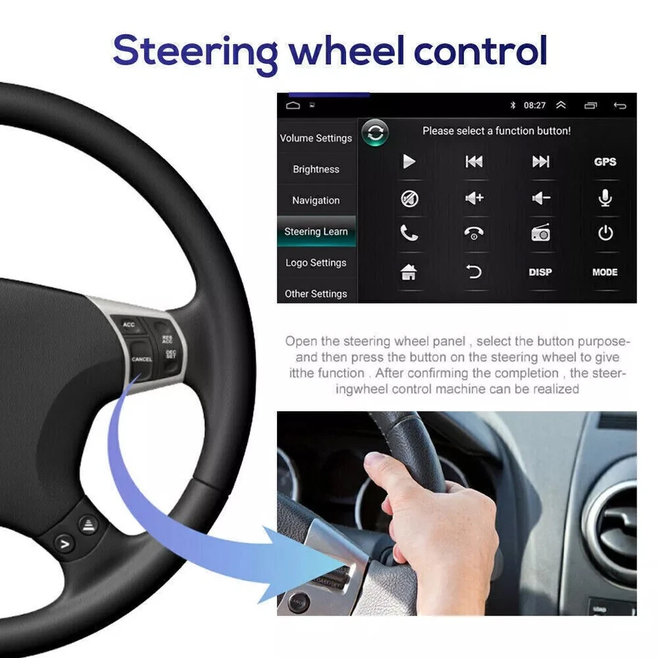 Radio estéreo para automóvil 4+64 GB Android 14 para Honda Fit Jazz 2008-2013 GPS navegación Carplay Foto 3 de 4