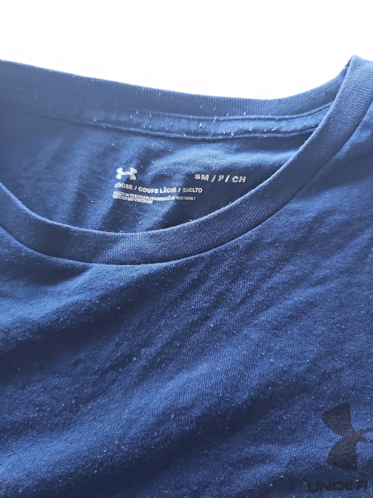 Under Armour Men's Navy Blue HeatGear Training T-Shirt - Size Small image 2