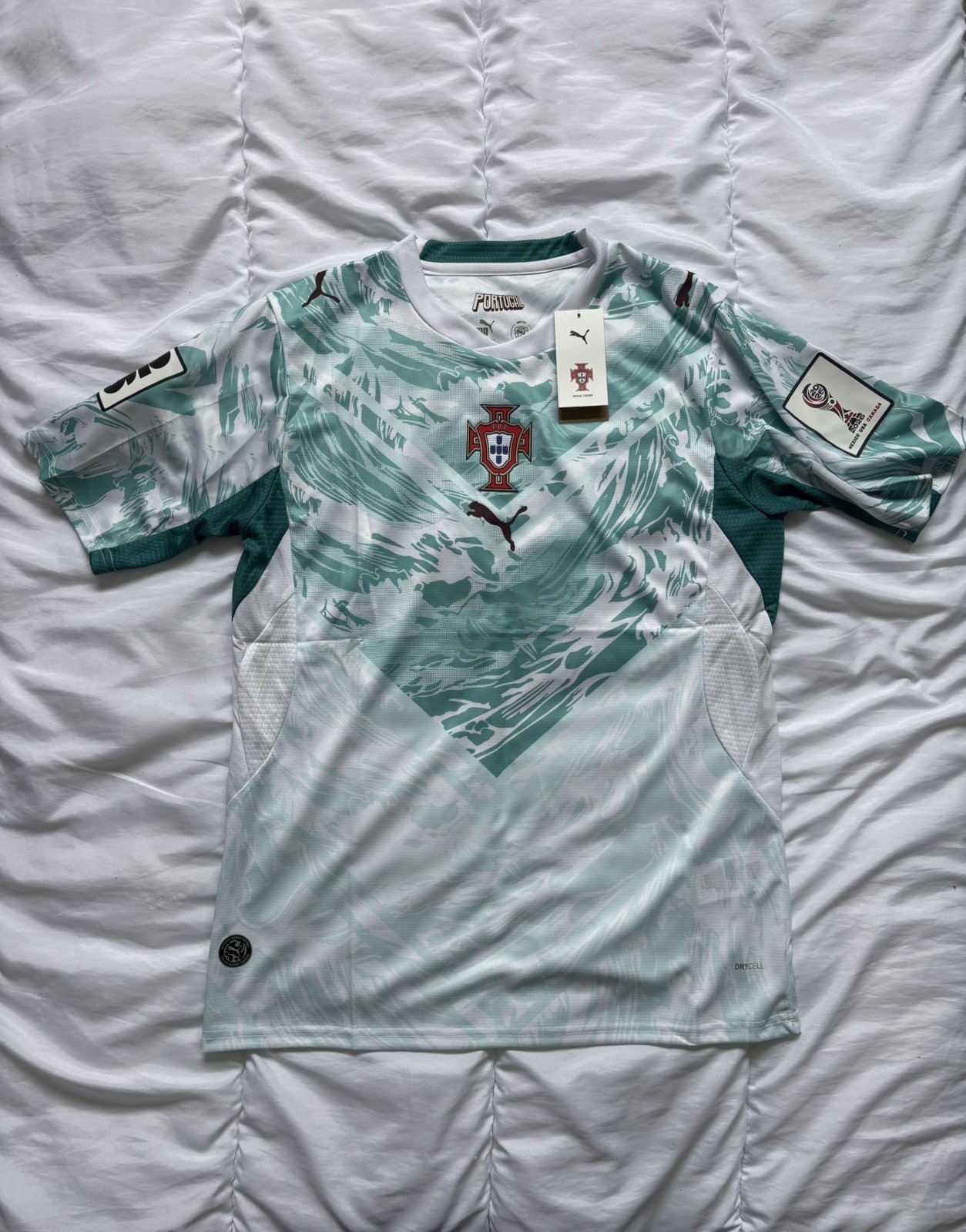 Maillot Portugal Extérieur Coupe du Monde 2026 anti-transpiration pour joueur de football