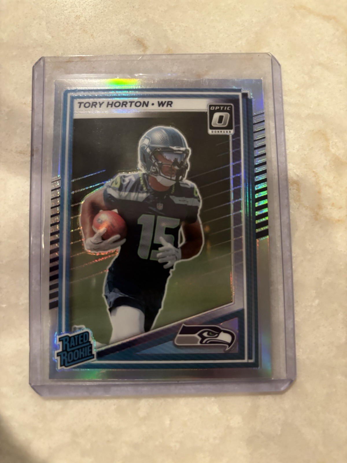 2025 Panini Donruss Optic Preview #388 Tory Horton Holo Silver Rated Rookie RC