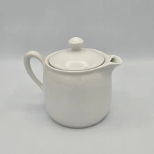 Vintage RS Germany Small Teapot Solid White Miniature