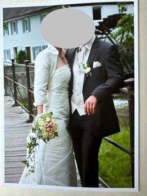 Brautkleid Hochzeitskleid Agnes Cream Ivory Größe 38