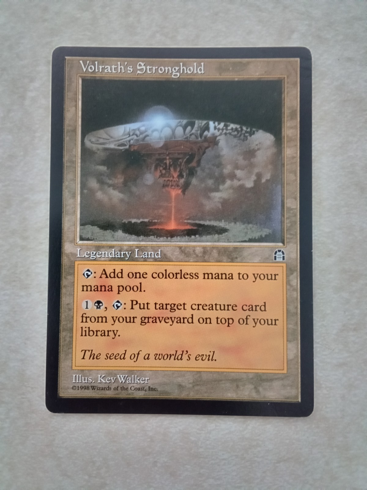 Volrath's Stronghold MTG Stronghold Lightly Played (LP) Magic the Gathering