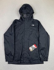 The North Face Resolve Reflective Jacket Boys XL 18/20 Black DryVent Rain Hooded