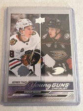 Connor Bedard Leo Carlsson Young Guns Checklist 2023-24 Upper Deck Series 2 #500