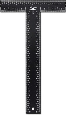12'' Metal T-Square Ruler   Drafting, Architect, Set Square, Scale Ruler
