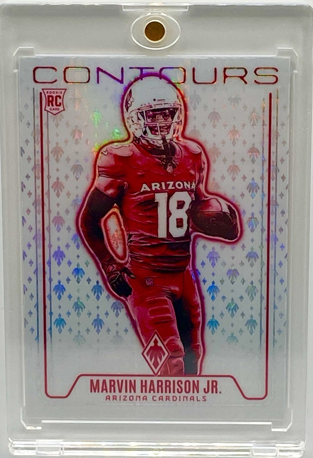Marvin Harrison Jr.  RARE ROOKIE SILVER HYPER REFRACTOR INVESTMENT CARD SSP MINT