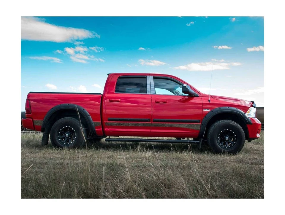 EGR Matte Black Fender Flares Fits Dodge Ram 1500 09-14 All Models Except Sport Foto 2 de 4