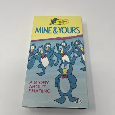 Playskool Mine & Yours-Play-Along Fun To Share w/ Silly Songs Stories (VHS 1989)