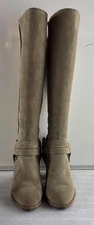 Frye Harness Tall Tan Suede Leather Riding Boots Women's Size: 8.5 M