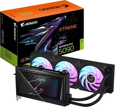 GIGABYTE AORUS GeForce 5090 XTREME WATERFORCE 32G Grafikkarte - 32 GB GDDR7 NEu