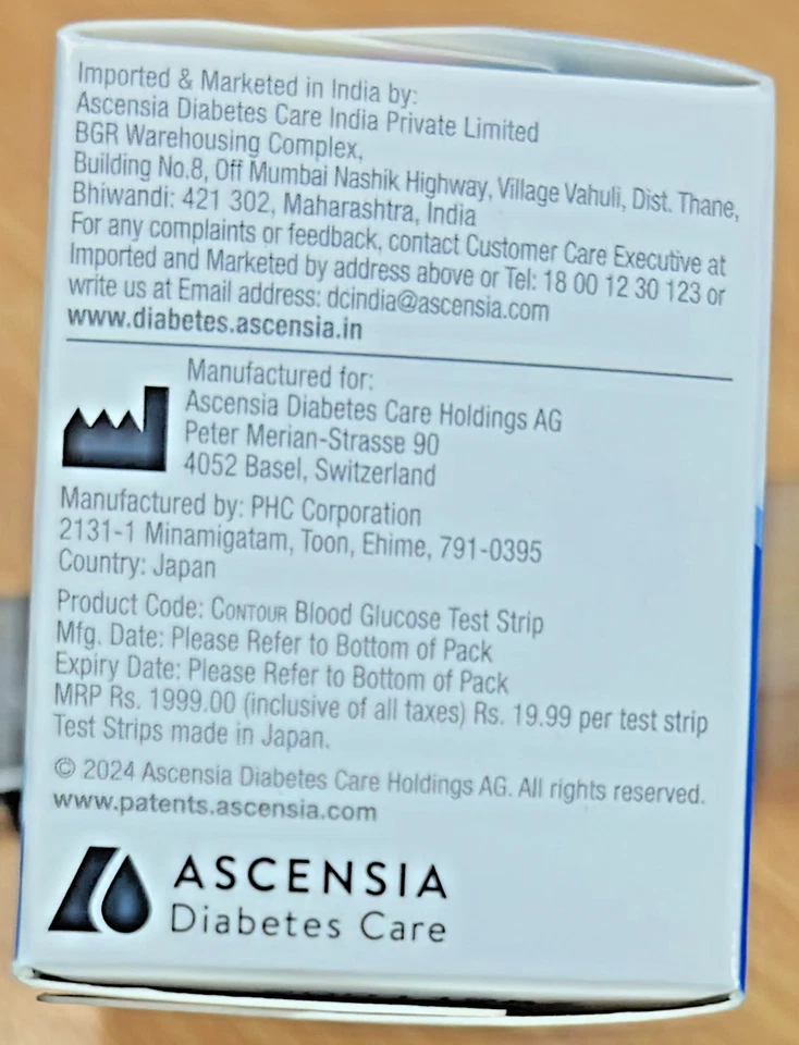 Contour Blue Blutzuckerteststreifen 100 Verwendbar bis Nov 2026 - Bild 2 von 4