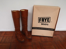 Vintage Frye Boots 8515 Tan Size 6 Womens w/ box