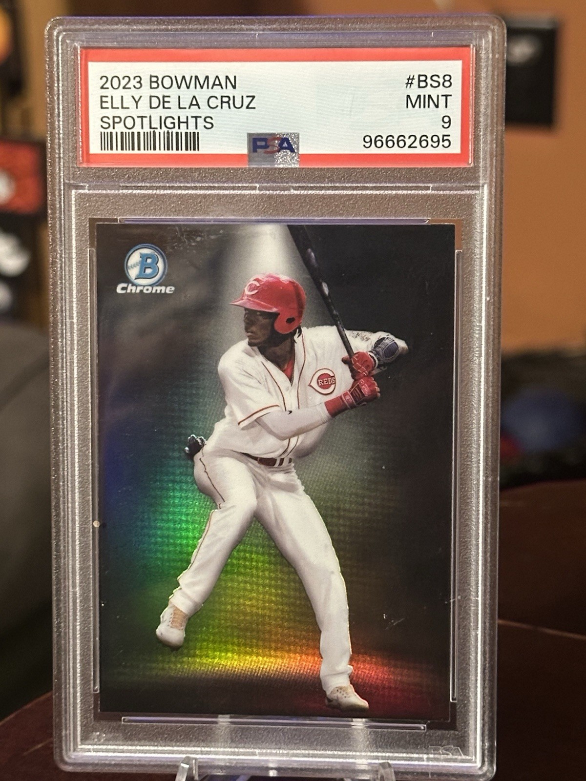 Elly De La Cruz 2023 Bowman Chrome Spotlights. PSA 9