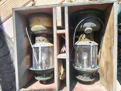#ad 1952 Coleman Lantern Set In Box $720.00