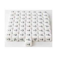 Koplow Dice d6 Multiplication Math Numbers 50 New