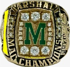 1997 MARSHALL THUNDERING HERD MAC & MOTOR CITY BOWL CHAMPIONS CHAMPIONSHIP RING