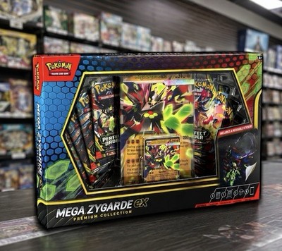 Pokémon Mega Zygarde EX Premium Collection Box Promo Box Topper Sticker