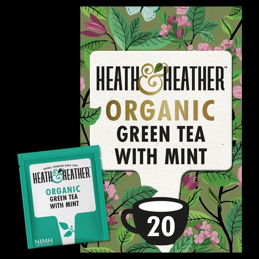 Heath & Heather Green H&H Tea & Mint Herbal Tea - Image 4