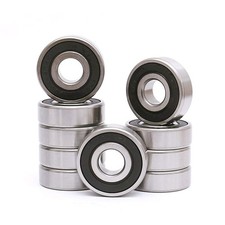 6302-2RS 15x42x13mm Deep Groove Ball Bearing Double Rubber Seal Bearings Pre-...